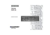 Blaupunkt Cambridge-RCR-45 - Owners Manual
